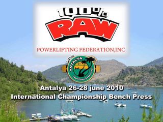 Международный турнир по Жиму лежа в Анталии RAW 100%